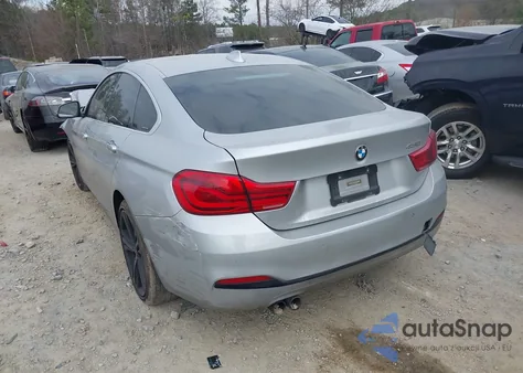 2018 BMW 430I Gran Coupe z USA, uszkodzony, nr VIN WBA4J1C58JBG79064